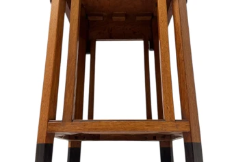 Art Deco Modernist Pedestal by Anton Lucas for N.V. Meubelkunst Leiden, 1920s